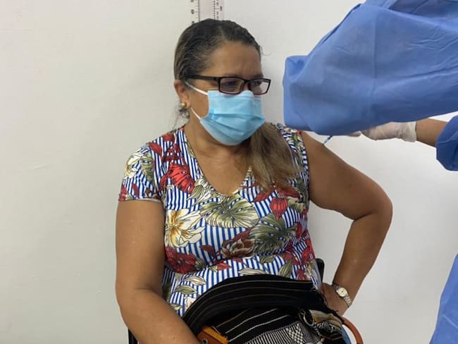 Vacunación contra el COVID-19 en Barranquilla. 