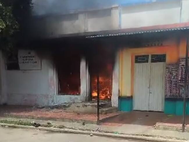 A Bucaramanga fue traslada la funcionaria víctima de incendio en registraduría de Gamarra