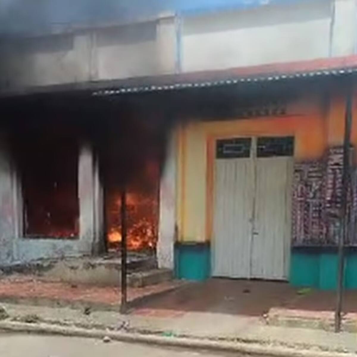 A Bucaramanga fue traslada la funcionaria víctima de incendio en registraduría de Gamarra