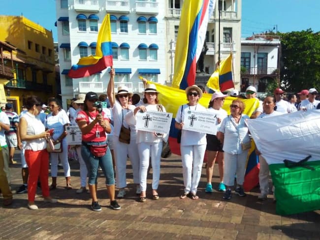 Cartagena se suma al clamor nacional y dice no al terrorismo
