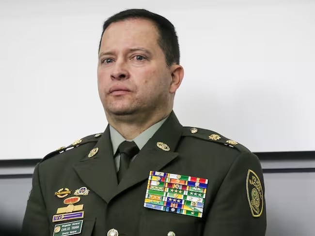 El director de la Policía Nacional, Carlos Fernando Triana