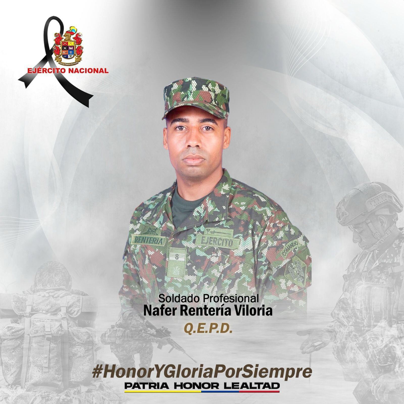 Soldado asesinado en Turbo, Antioquia.