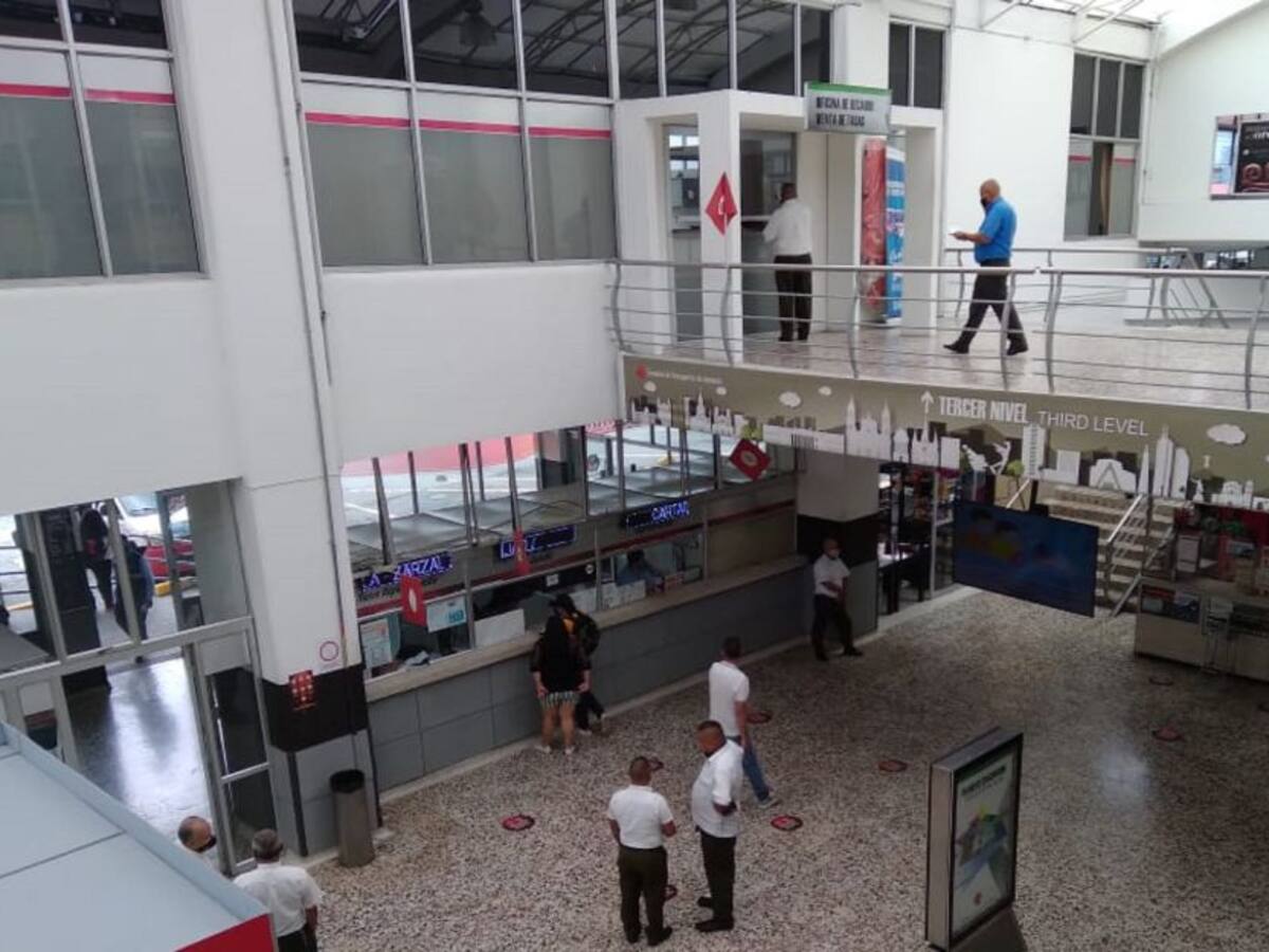 Solo en un 43% está operando la terminal de transportes de Armenia