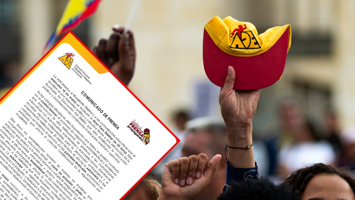 Estas son las razones por las que docentes de Bogotá harán paro de 24 horas el próximo 12 de marzo