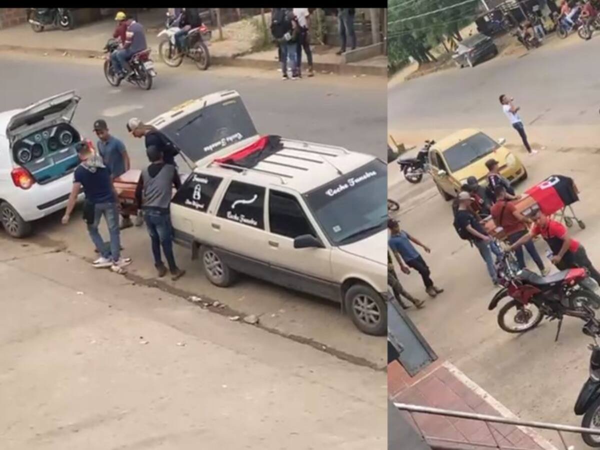 VIDEO: ELN despide guerrillero en pleno casco urbano en el Catatumbo