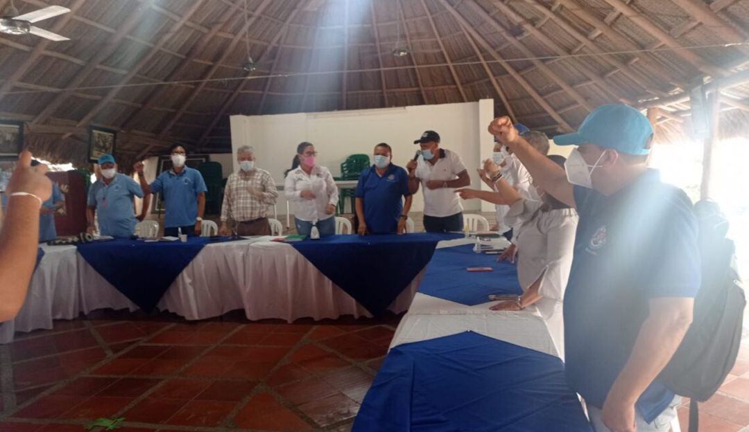 Reunión sindicato de educadores 