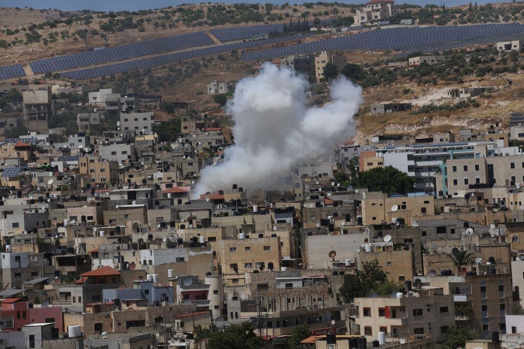 Ataques de Israel a Cisjordania. (Photo by Nedal Eshtayah/Anadolu via Getty Images)