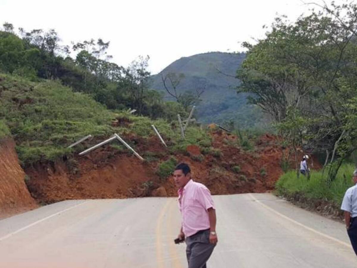 Derrumbe incomunica desde hace 5 días a Boyacá con Bogotá, Casanare y el Meta