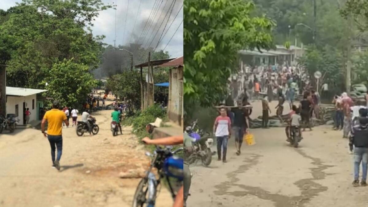 Sitiada la base militar de El Tarra en Catatumbo por 400 familias migrantes