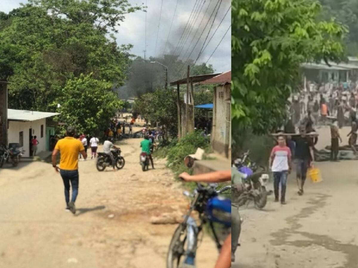 Sitiada la base militar de El Tarra en Catatumbo por 400 familias migrantes