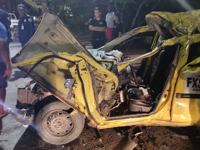 El accidente se presentó en el sector de la Y de Olaya de la vía La Cordialidad. El conductor de la camioneta iba borracho