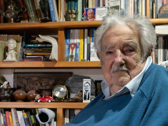 Expresidente de Uruguay, José Mujica, durante una entrevista con EFE en Montevideo (Uruguay).EFE/ Sofía Torres