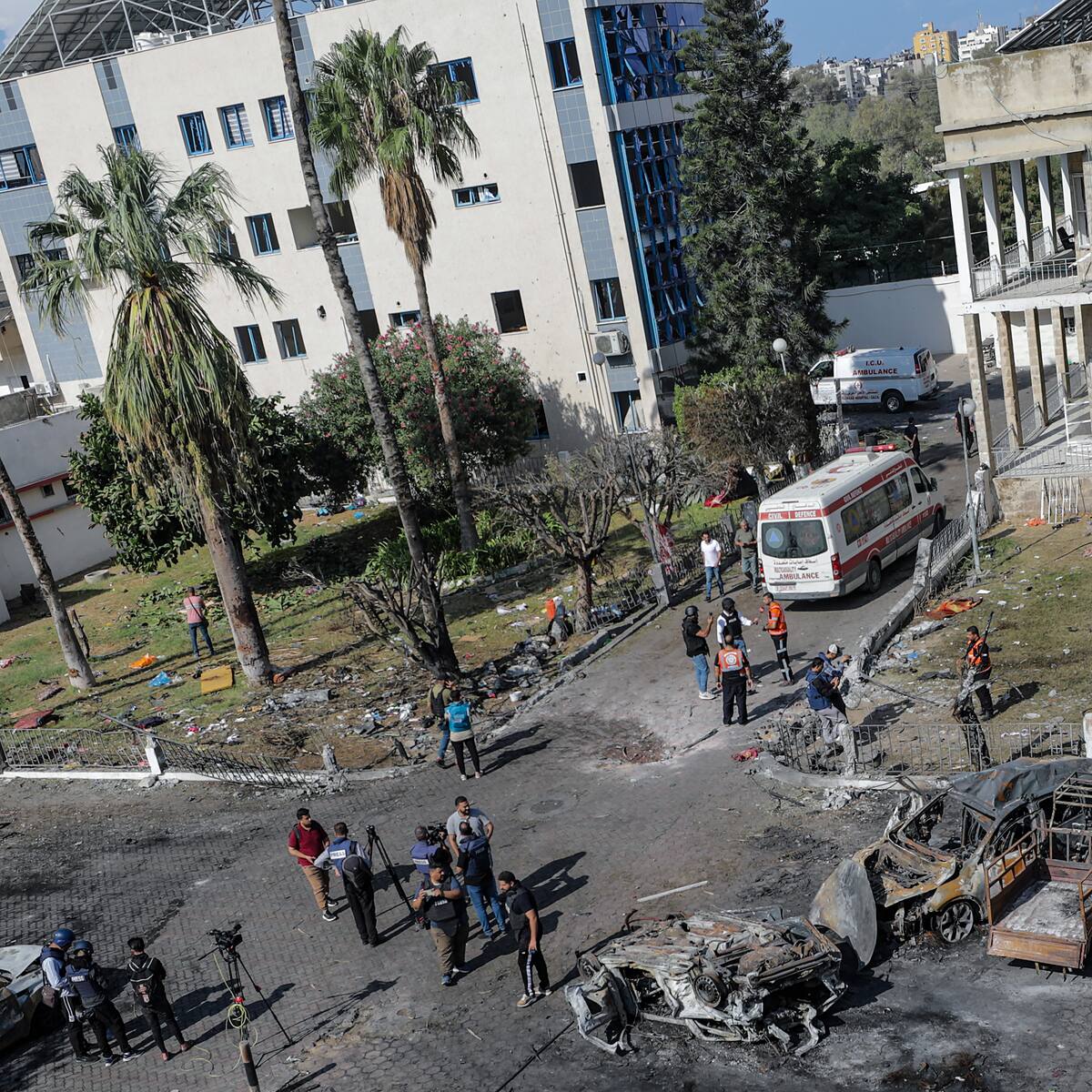 Ministerio de Salud de Gaza denunció que los hospitales de la zona colapsaron totalmente
