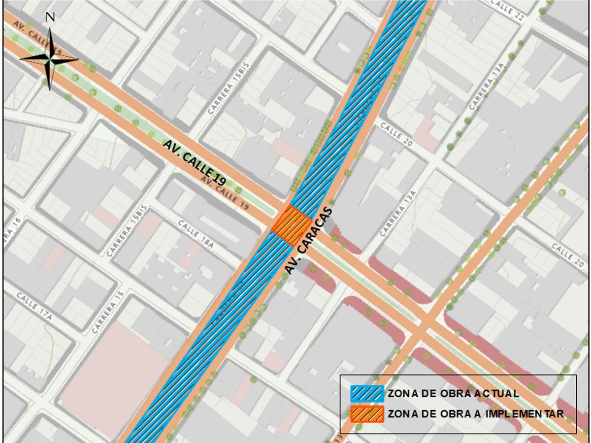 Secretaría de Movilidad autorizó cierre de la Calle 19 con Avenida Caracas: conozca la razón