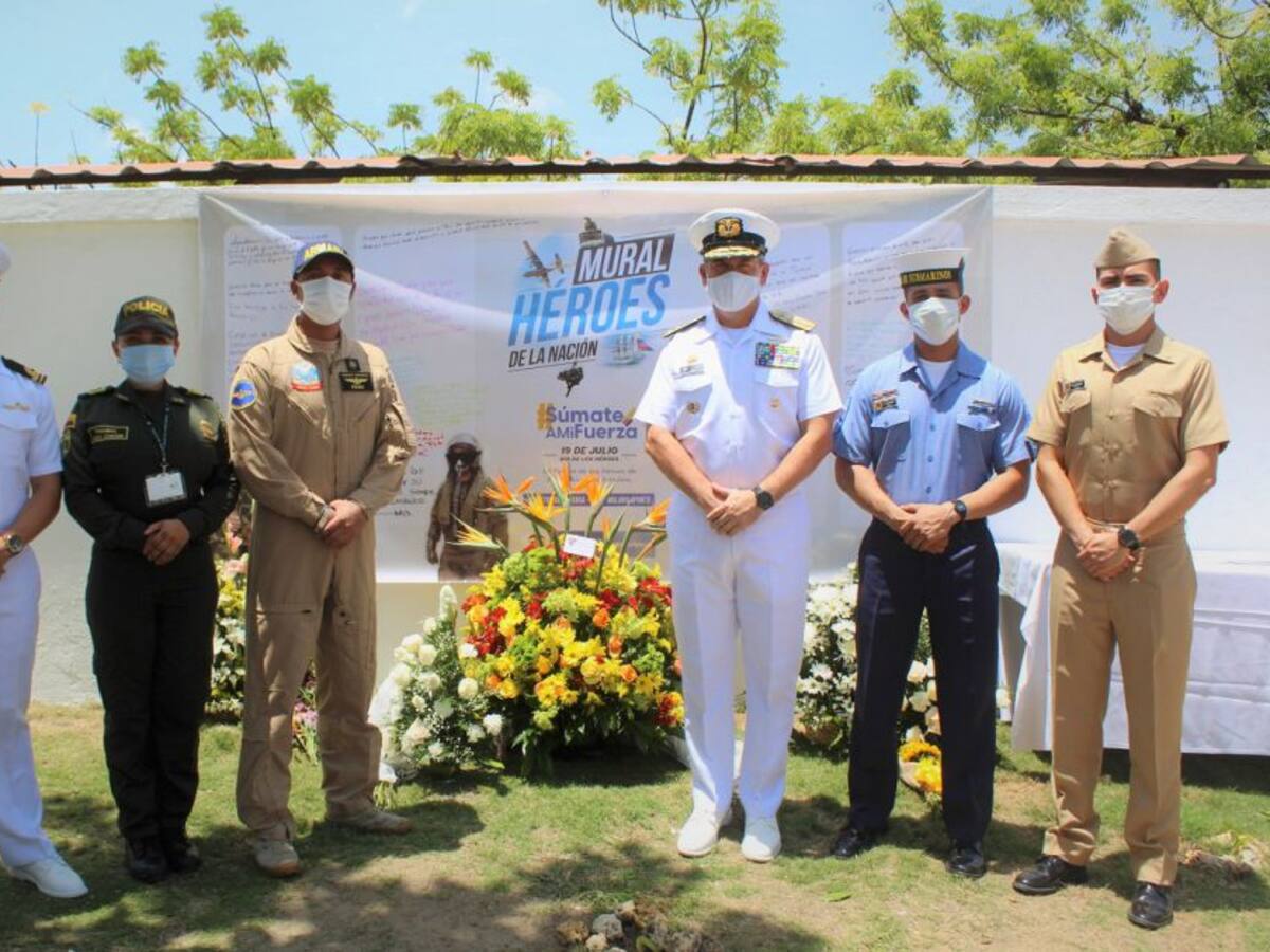 Fuerza Naval del Caribe rindió homenaje a todos los héroes de la Nación