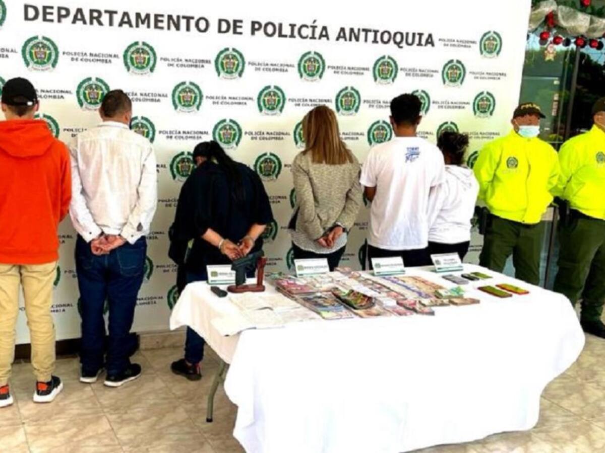 En operativo contra apuestas ilegales capturaron a 6 personas en Antioquia