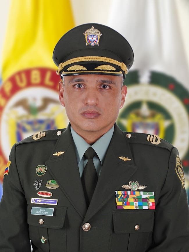 Coronel, James Evelio Totena Girón nuevo comandante del departamento de Policía de Boyacá