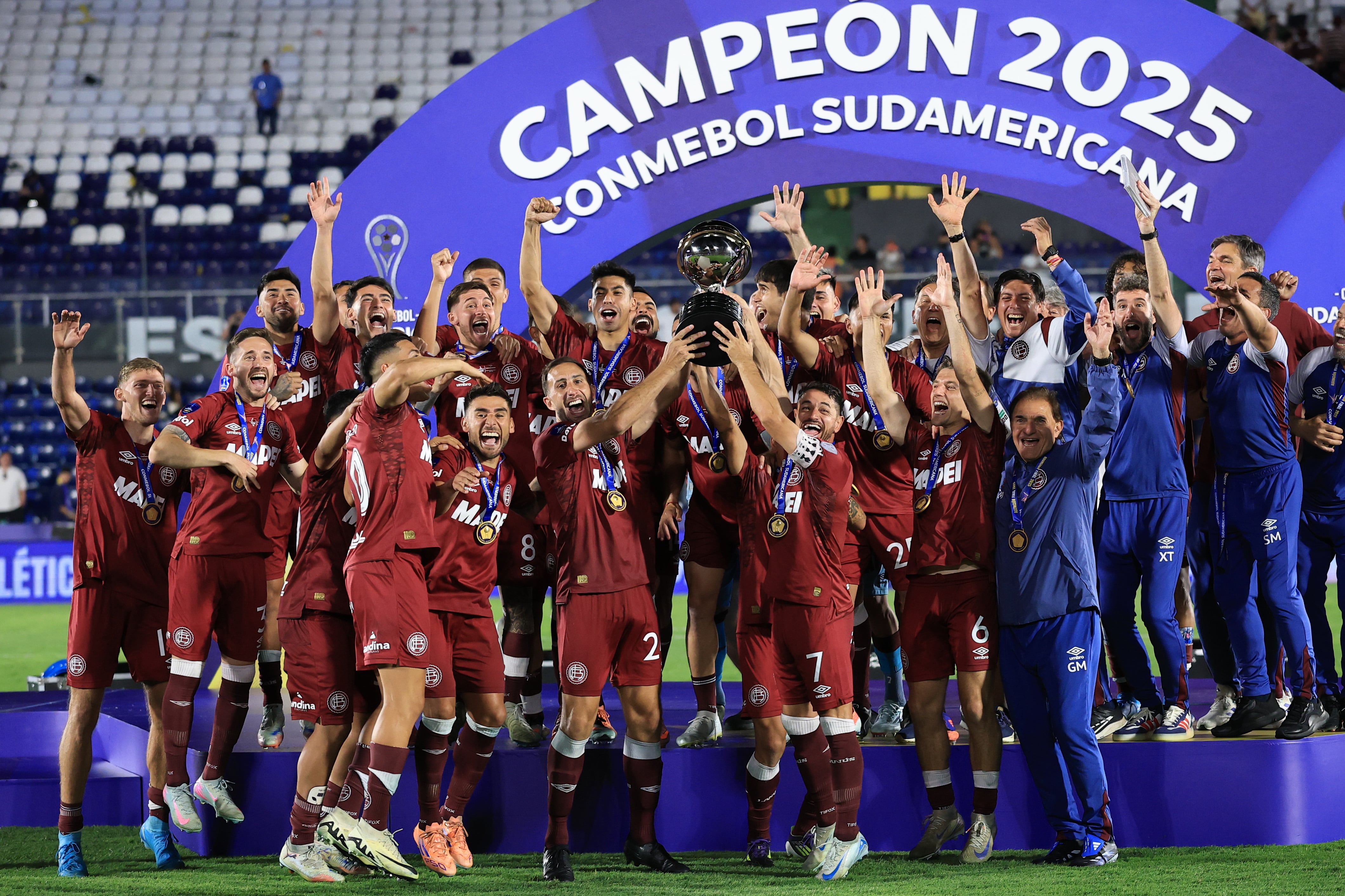 Lanús es campeón de la Copa Sudamericana 2025: reviva acá la tanda de penales ante Atlético Mineiro. (Photo by Buda Mendes/Getty Images)
