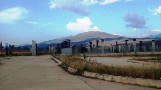 Estructura del nuevo terminal que solo lleva un 30% de construcción
