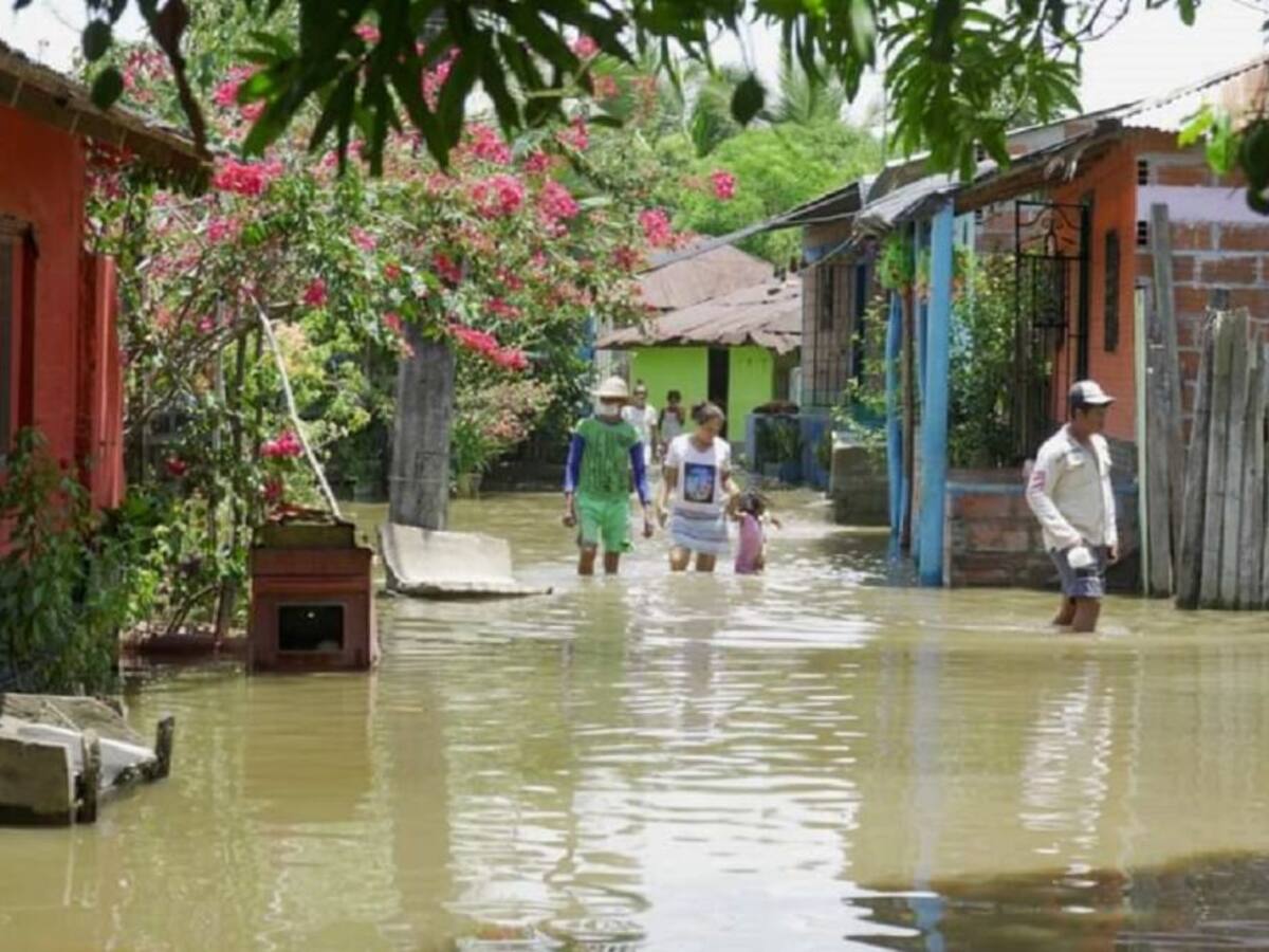 170 familias afectadas en Caucasia por el desbordamiento del río Cauca