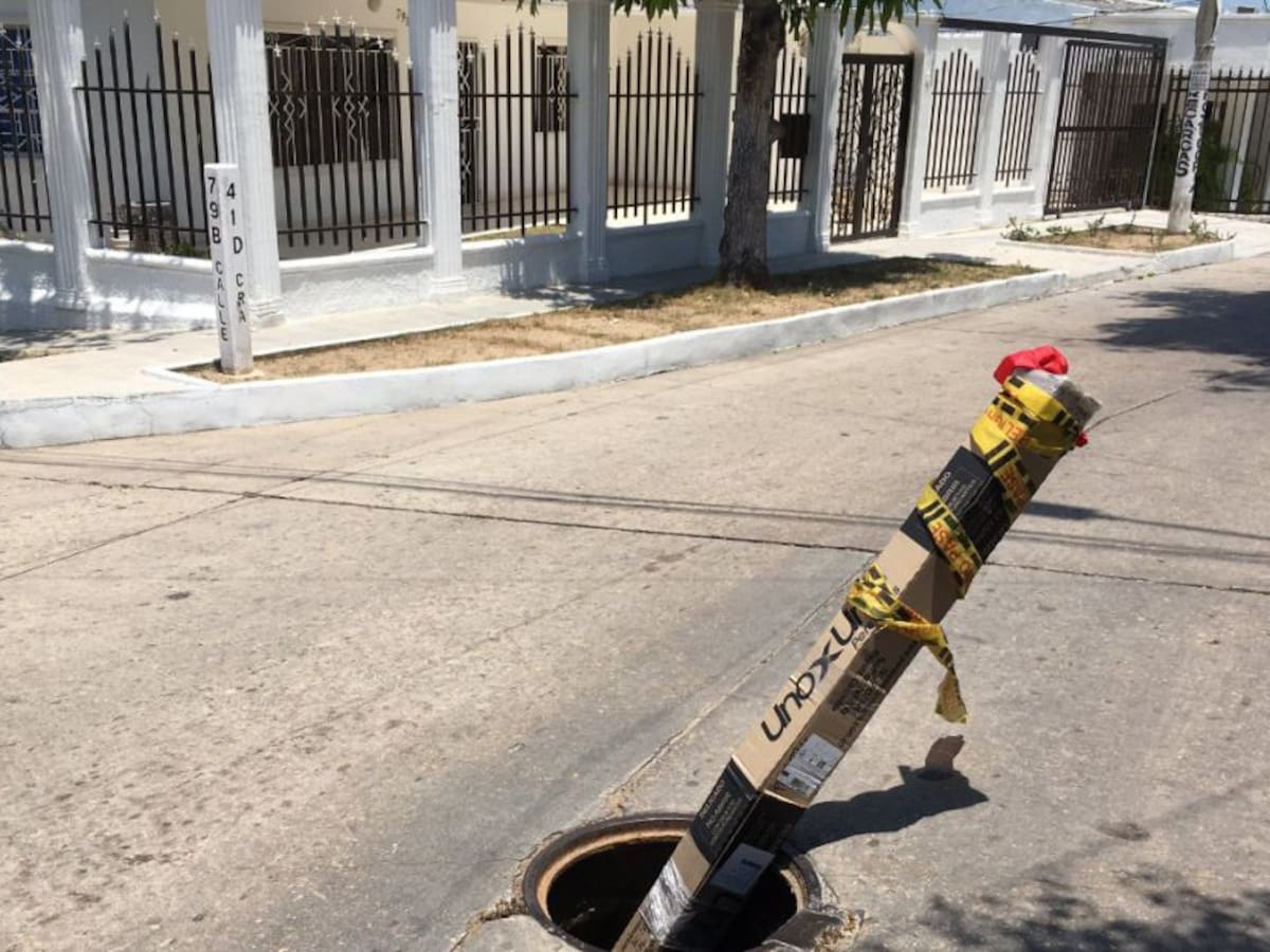 Este año se han robado 321 tapas de manholes en Barranquilla