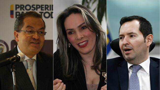 Fernando Carrillo, María Mercedes López y Jorge Perdomo, ternados a procurador general de la Nación. Foto: Colprensa