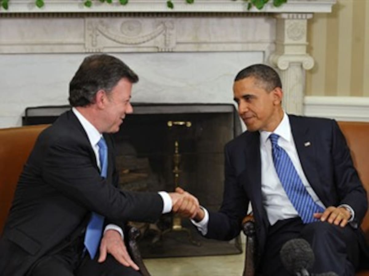 Santos prevé que implementación de TLC esté lista para visita de Barack Obama