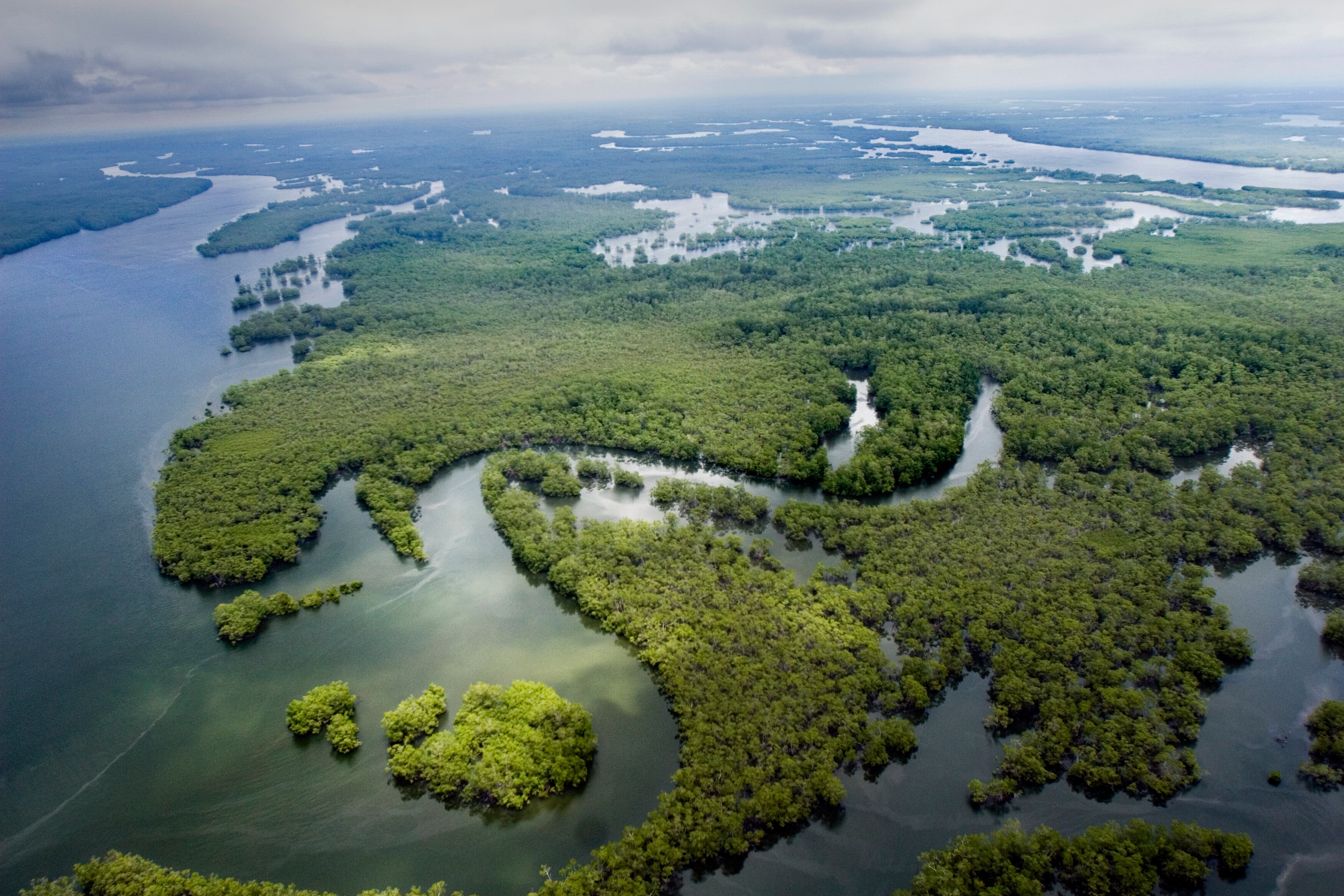 Vista aérea de una zona rural del departamento del Cauca en Colombia (Foto vía Getty Images)