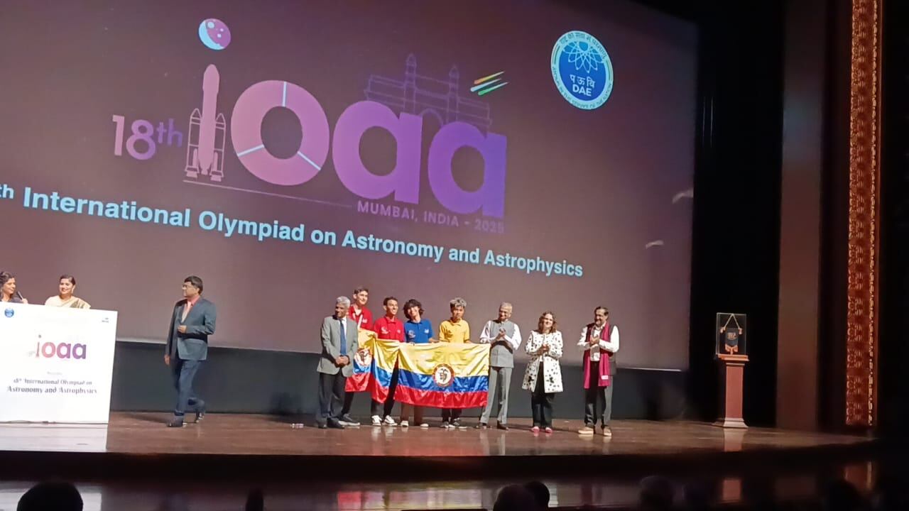 Premiación y presentación de la Olimpiada Internacional de Astronomía y Astrofísica 2025 | Foto: Cristian Góez