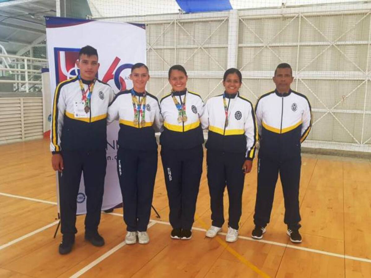 Escuela Naval de Cadetes obtiene cuatro oros en taekwondo