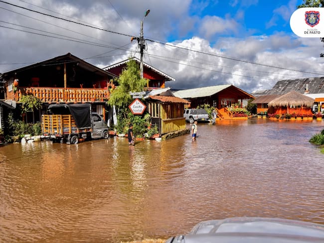 Emergencia en el Encano, decenas de viviendas resultaron inundadas por las fuertes lluvias