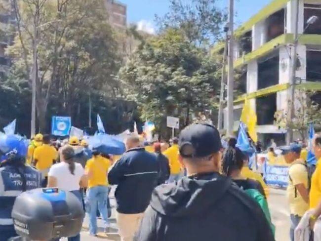 Manifestaciones en Bogotá y Soacha.