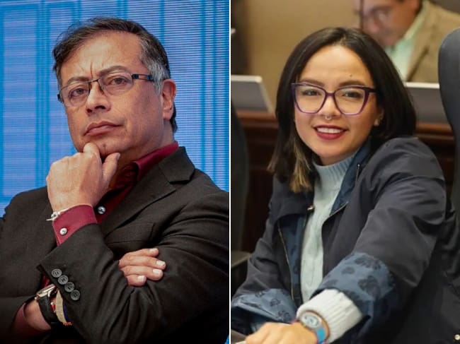 Gustavo Petro y Jennifer Pedraza, imagen de referencia.