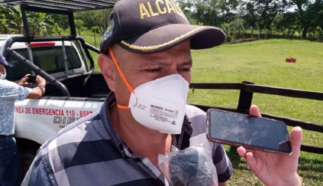 Alcalde de Neira, Caldas, Luis Gonzaga Correa. Foto: Óscar Ramírez.