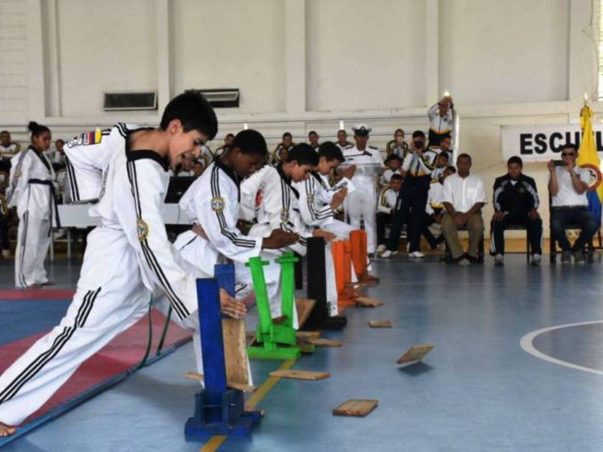 I Copa Escuela Naval de Cadetes de Cartagena de esgrima y taekwondo