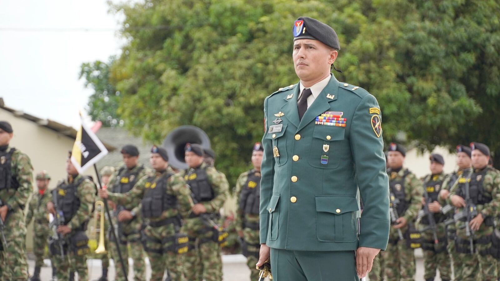 Mayor Carlos Andrés Bedoya, comandante del Gaula Militar para el Eje Cafetero - Gobernación de Risaralda.