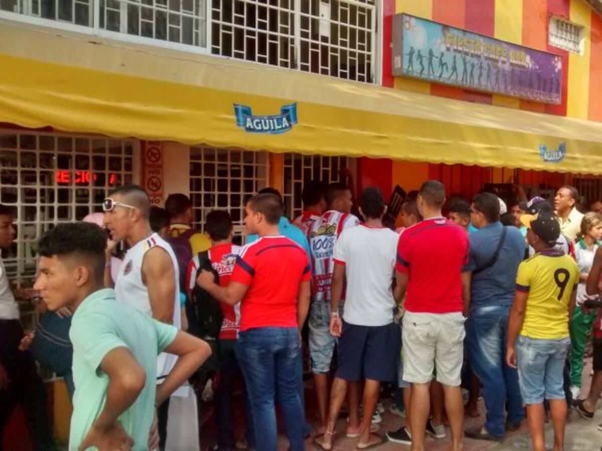 Los aficionados del Junior confían en un victoria ante el Nacional en Barranquilla