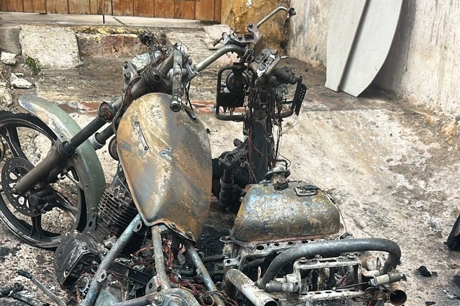 Atendieron incendio de dos motocicletas en el barrio Getsemaní de Cartagena