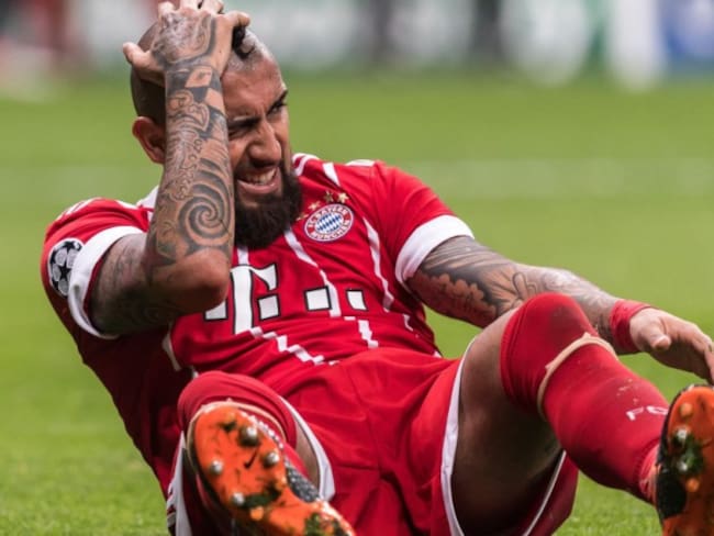 Arturo Vidal se pierde lo que resta de temporada con el Bayern Múnich