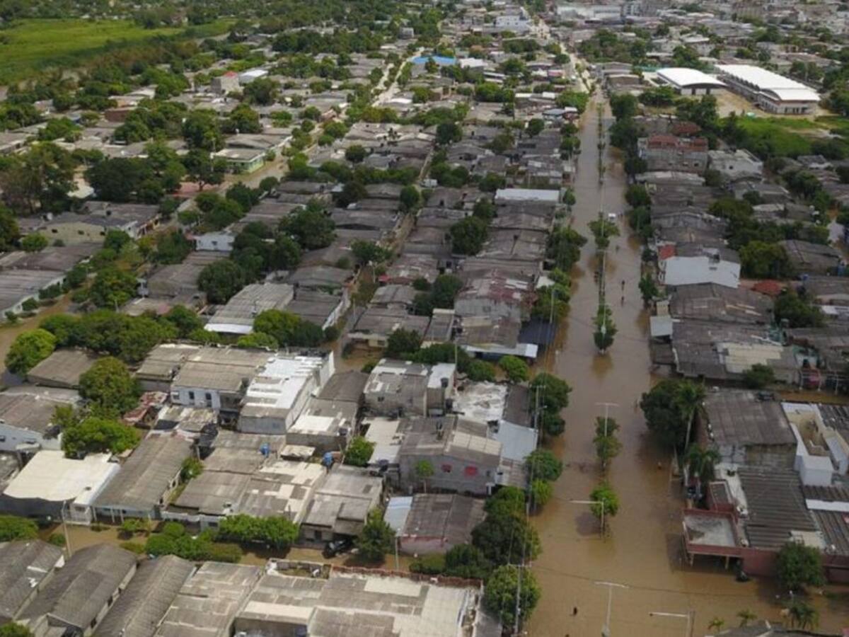 Desbordamiento del río Fundación arrasó con cultivos de maíz, yuca y frijol