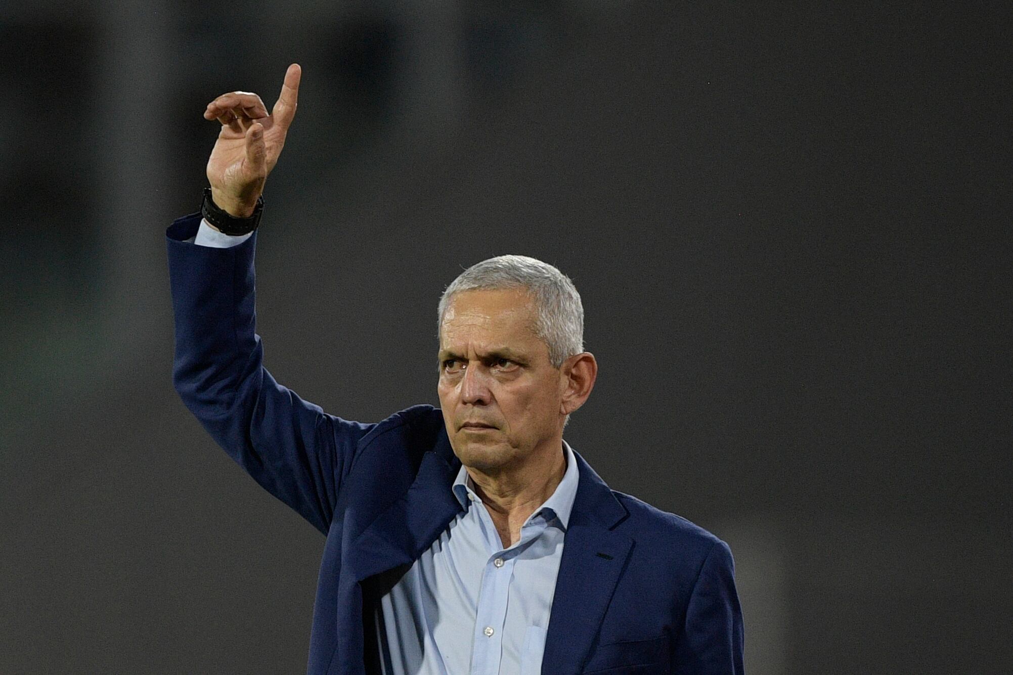 Reinaldo Rueda, técnico colombiano de Honduras. (Photo by JUAN MABROMATA/AFP via Getty Images)