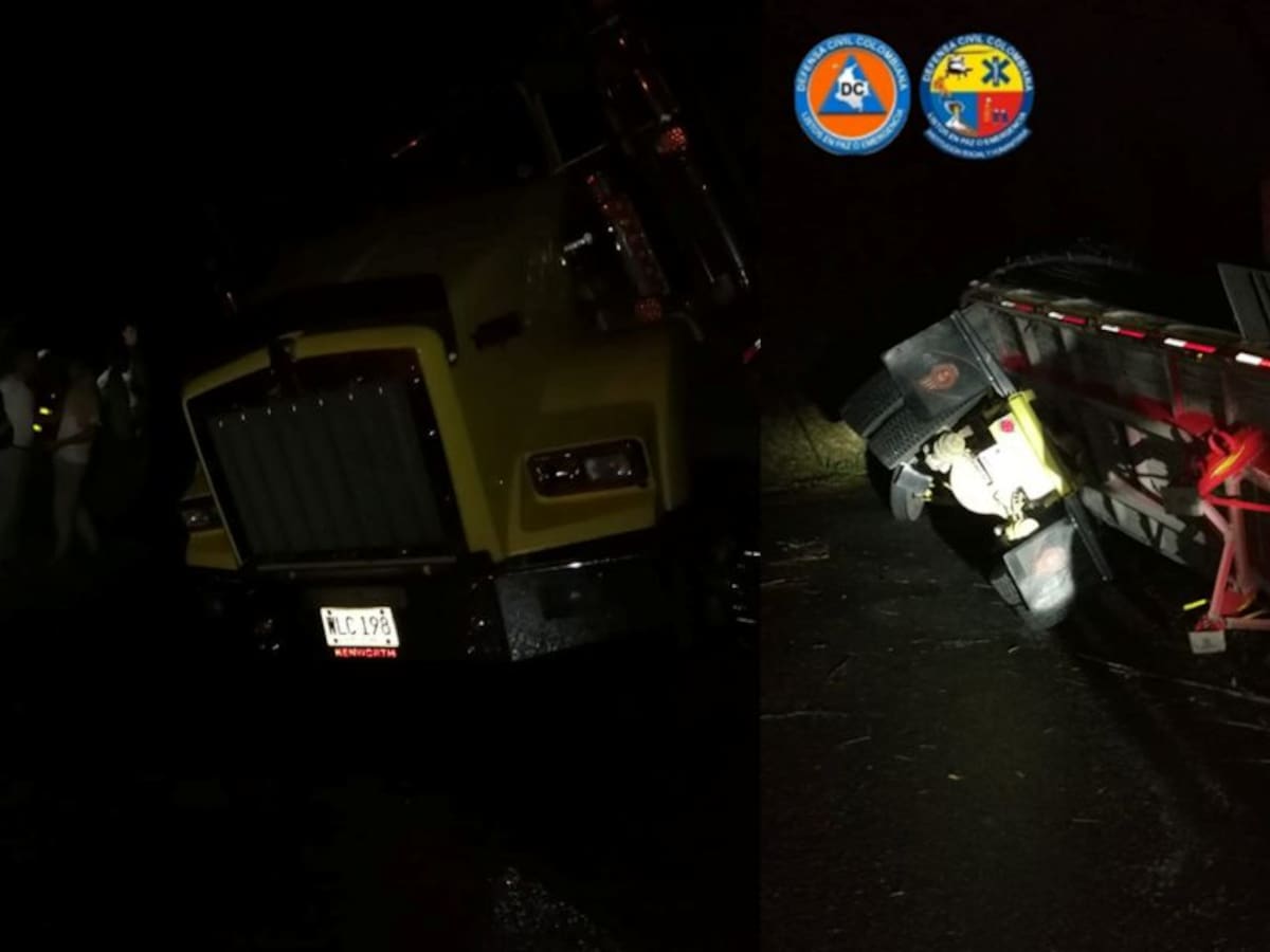 Accidente en tránsito en la vía Anserma – Risaralda