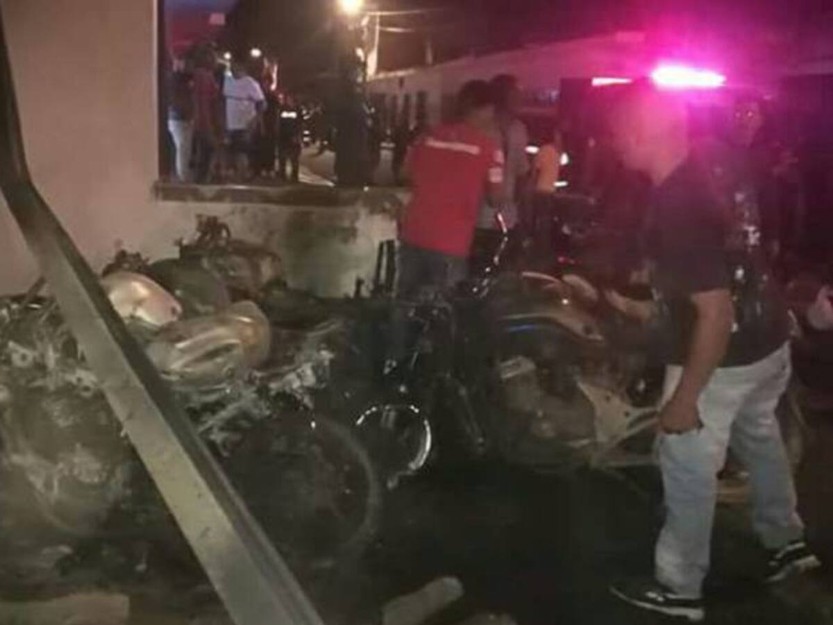 Atentado con motocicleta en el centro de Corinto