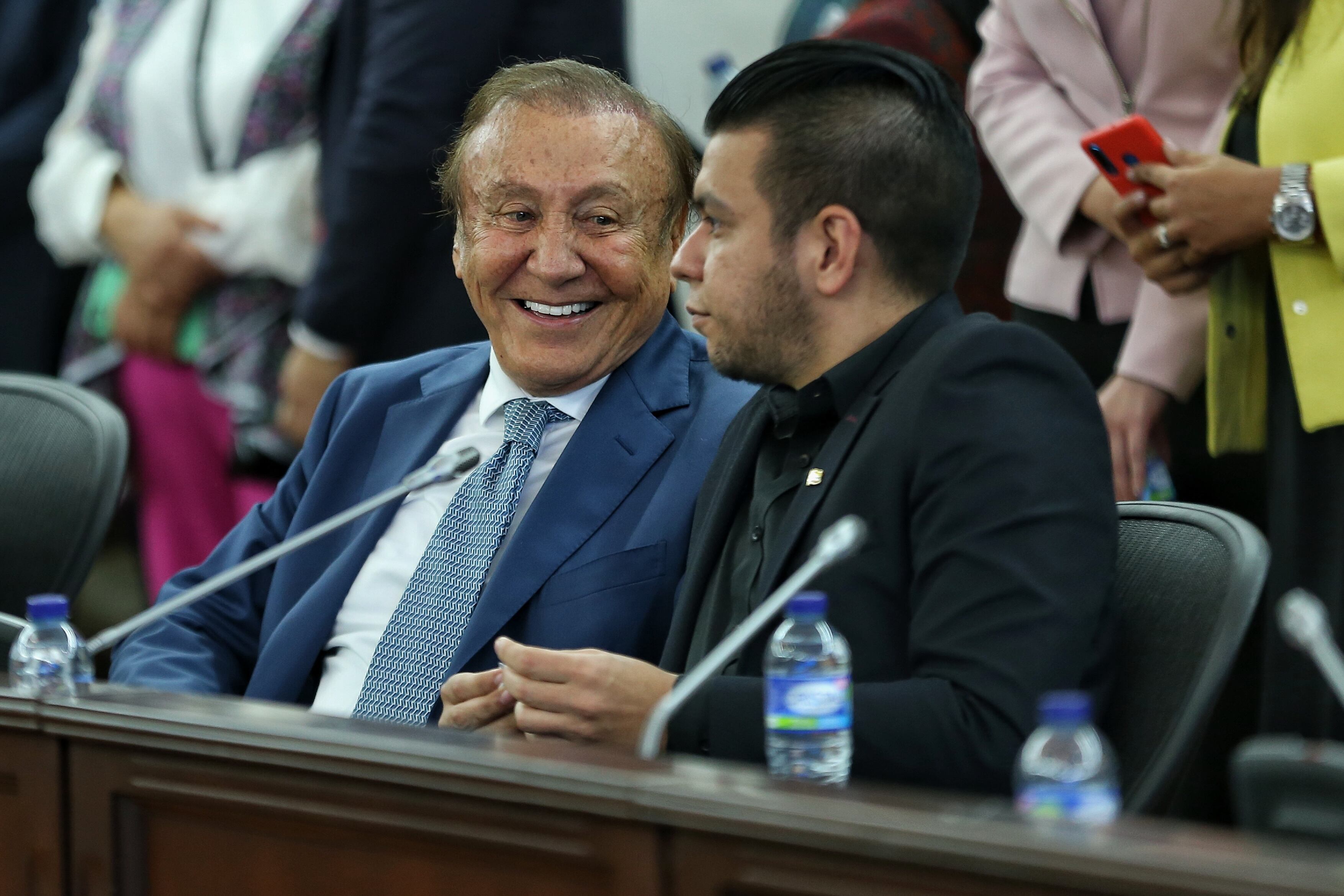BOGOTÁ. Junio 26 de 2022. Instalación y elección de Presidente y Vicepresidente de la comisión Primera de Senado. En la foto: Rodolfo Hernández, Senador excandidato Presidencial. (Colprensa - Camila Díaz)