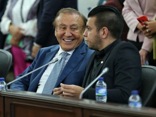 BOGOTÁ. Junio 26 de 2022. Instalación y elección de Presidente y Vicepresidente de la comisión Primera de Senado. En la foto: Rodolfo Hernández, Senador excandidato Presidencial. (Colprensa - Camila Díaz)