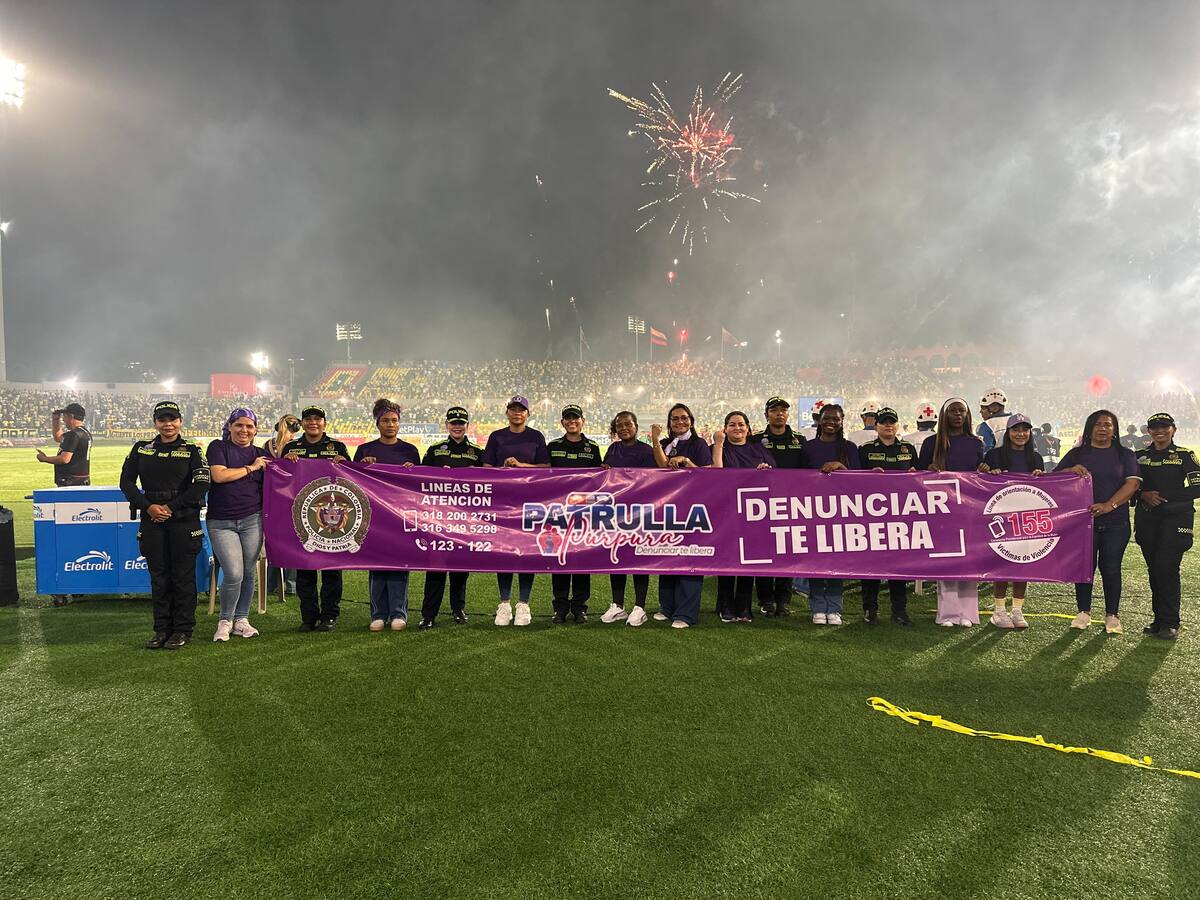 Real Cartagena, primer equipo de fútbol en unirse a la estrategia de la Patrulla Púrpura