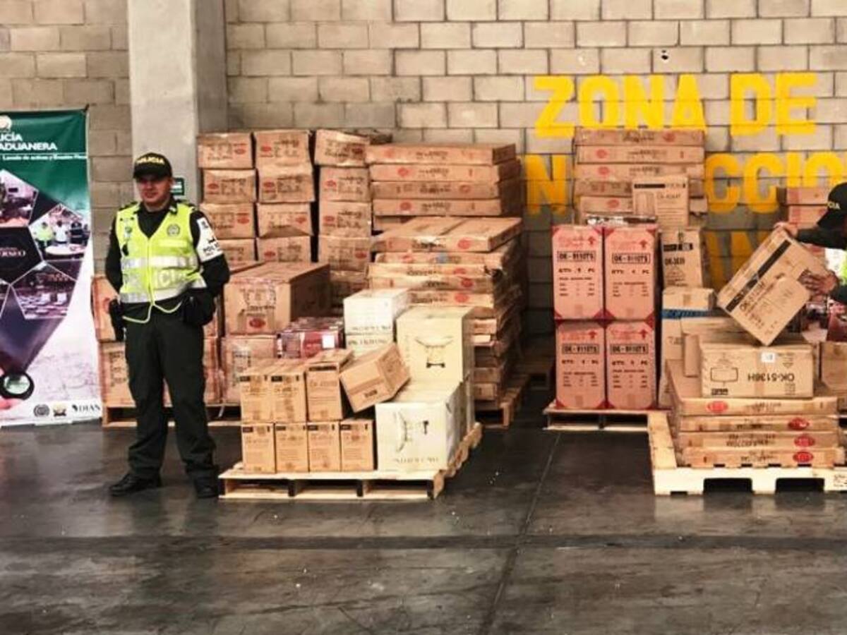 Aprehenden mercancía ilegal en Cartagena por valor de $18 millones
