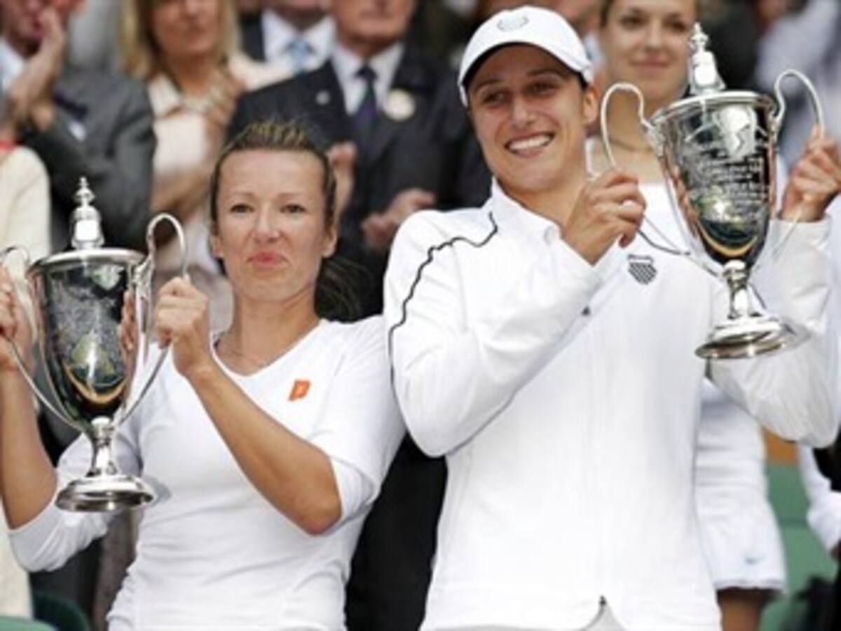 Peschke y Srebotnik se impusieron en la final de dobles femenina de Wimbledon