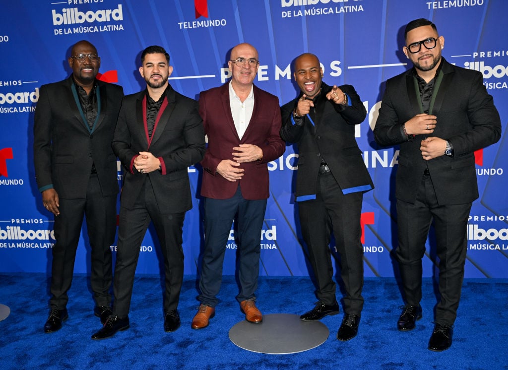 Grupo Niche at the Billboard Latin Music Awards 2024 held at Mediapro Studio on October 17, 2024 in Miami Beach, Florida. (Photo by Gustavo Caballero/Billboard via Getty Images)
