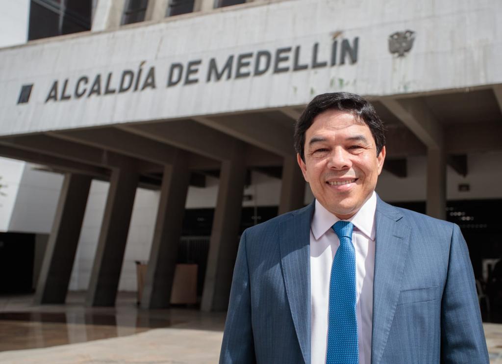 Óscar Hurtado, alcalde (e) de Medellín. Foto: Alcaldía de Medellín.
